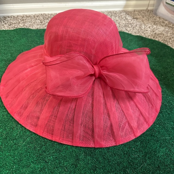 Pink Kentucky Derby Hat with Bow main image 4